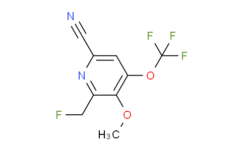 AM178789 | 1804330-48-0 | 6-Cyano-2-(fluoromethyl)-3-methoxy-4-(trifluoromethoxy)pyridine
