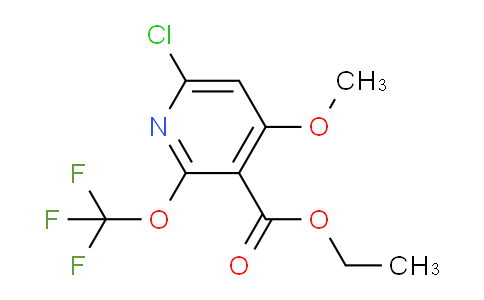 Ethyl 6-chloro-4-methoxy-2-(trifluoromethoxy)pyridine-3-carboxylate