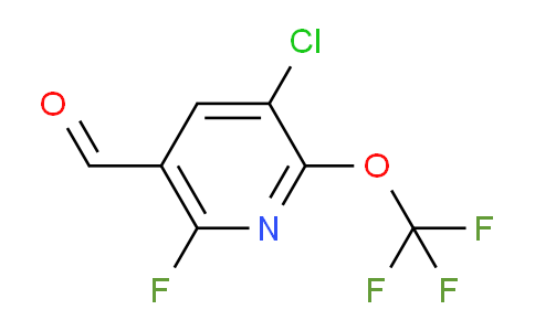 AM178828 | 1804617-96-6 | 3-Chloro-6-fluoro-2-(trifluoromethoxy)pyridine-5-carboxaldehyde