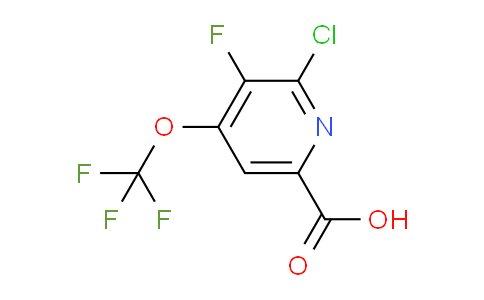 AM178830 | 1804789-28-3 | 2-Chloro-3-fluoro-4-(trifluoromethoxy)pyridine-6-carboxylic acid