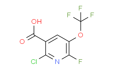 2-Chloro-6-fluoro-5-(trifluoromethoxy)pyridine-3-carboxylic acid