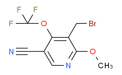 3-(Bromomethyl)-5-cyano-2-methoxy-4-(trifluoromethoxy)pyridine
