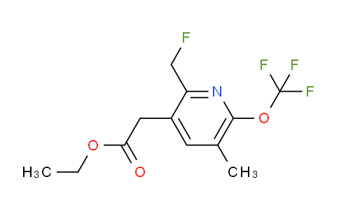 AM17885 | 1361804-72-9 | Ethyl 2-(fluoromethyl)-5-methyl-6-(trifluoromethoxy)pyridine-3-acetate