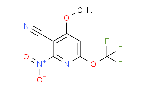 3-Cyano-4-methoxy-2-nitro-6-(trifluoromethoxy)pyridine