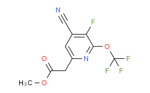 AM178905 | 1806213-54-6 | Methyl 4-cyano-3-fluoro-2-(trifluoromethoxy)pyridine-6-acetate