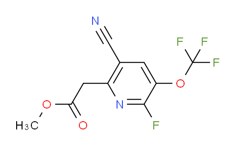 AM178909 | 1804774-62-6 | Methyl 5-cyano-2-fluoro-3-(trifluoromethoxy)pyridine-6-acetate