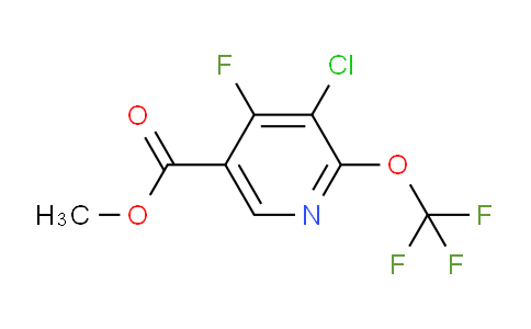 Methyl 3-chloro-4-fluoro-2-(trifluoromethoxy)pyridine-5-carboxylate