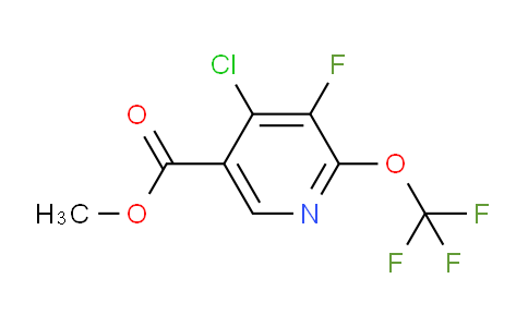 Methyl 4-chloro-3-fluoro-2-(trifluoromethoxy)pyridine-5-carboxylate