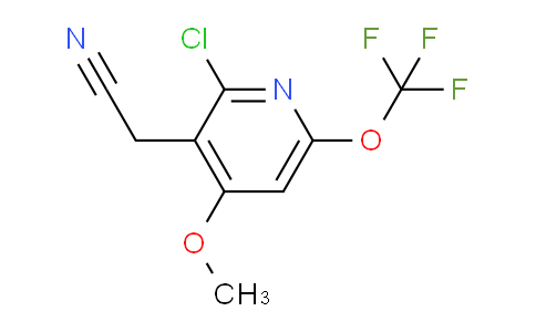 2-Chloro-4-methoxy-6-(trifluoromethoxy)pyridine-3-acetonitrile