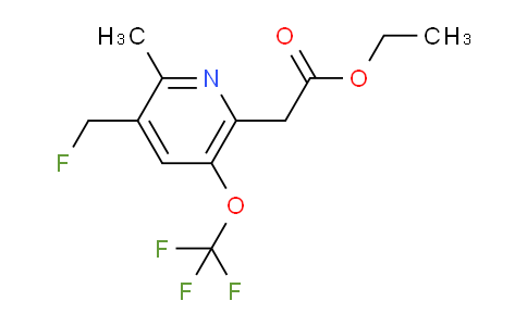 AM17895 | 1361729-95-4 | Ethyl 3-(fluoromethyl)-2-methyl-5-(trifluoromethoxy)pyridine-6-acetate
