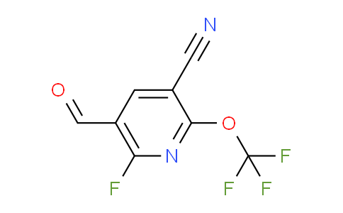 AM178957 | 1806217-66-2 | 3-Cyano-6-fluoro-2-(trifluoromethoxy)pyridine-5-carboxaldehyde