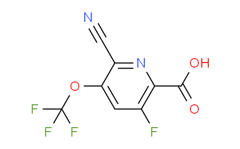 AM178967 | 1803952-06-8 | 2-Cyano-5-fluoro-3-(trifluoromethoxy)pyridine-6-carboxylic acid