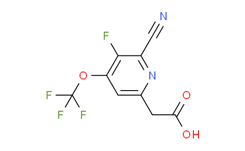 AM178968 | 1806207-51-1 | 2-Cyano-3-fluoro-4-(trifluoromethoxy)pyridine-6-acetic acid