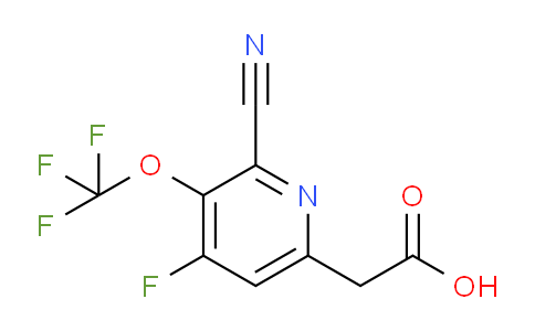 AM178976 | 1806027-15-5 | 2-Cyano-4-fluoro-3-(trifluoromethoxy)pyridine-6-acetic acid