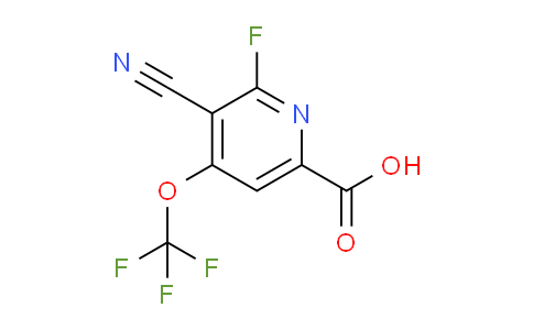 AM178981 | 1804687-38-4 | 3-Cyano-2-fluoro-4-(trifluoromethoxy)pyridine-6-carboxylic acid