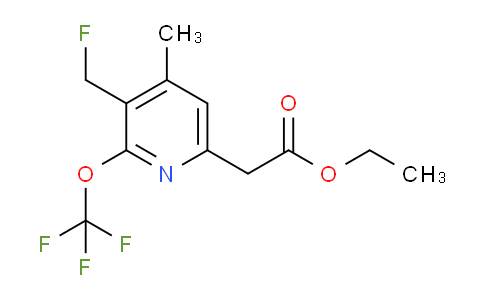 AM17899 | 1361804-78-5 | Ethyl 3-(fluoromethyl)-4-methyl-2-(trifluoromethoxy)pyridine-6-acetate