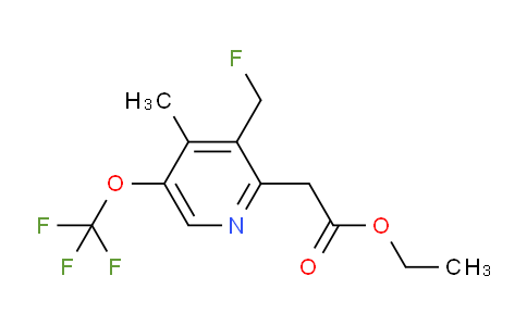 AM17900 | 1361917-08-9 | Ethyl 3-(fluoromethyl)-4-methyl-5-(trifluoromethoxy)pyridine-2-acetate