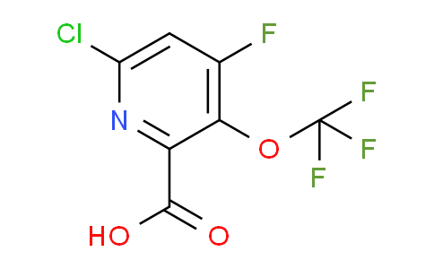 AM179008 | 1803648-92-1 | 6-Chloro-4-fluoro-3-(trifluoromethoxy)pyridine-2-carboxylic acid
