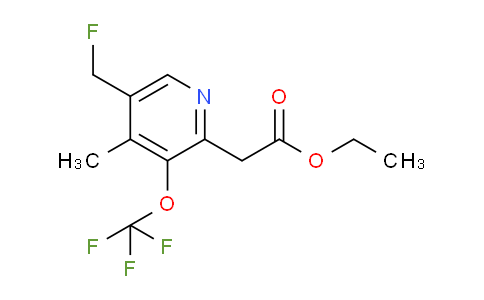 AM17901 | 1361713-75-8 | Ethyl 5-(fluoromethyl)-4-methyl-3-(trifluoromethoxy)pyridine-2-acetate