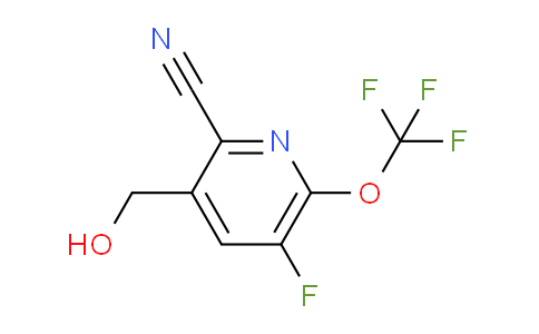 2-Cyano-5-fluoro-6-(trifluoromethoxy)pyridine-3-methanol