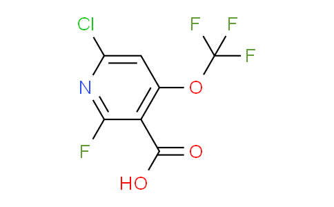 6-Chloro-2-fluoro-4-(trifluoromethoxy)pyridine-3-carboxylic acid
