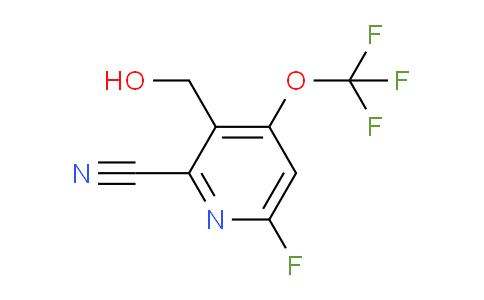 2-Cyano-6-fluoro-4-(trifluoromethoxy)pyridine-3-methanol