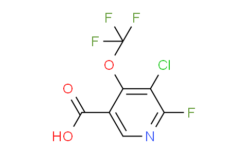 3-Chloro-2-fluoro-4-(trifluoromethoxy)pyridine-5-carboxylic acid