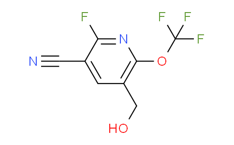 3-Cyano-2-fluoro-6-(trifluoromethoxy)pyridine-5-methanol
