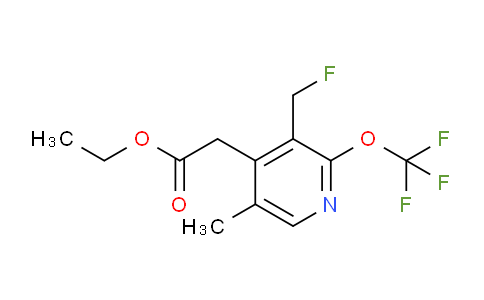 AM17903 | 1361917-51-2 | Ethyl 3-(fluoromethyl)-5-methyl-2-(trifluoromethoxy)pyridine-4-acetate