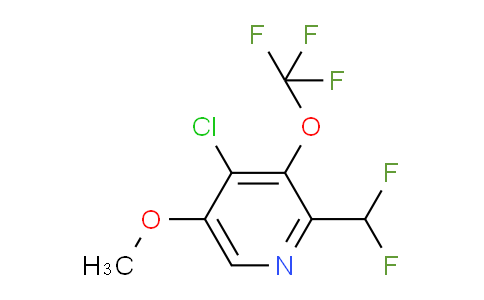 AM179034 | 1806233-27-1 | 4-Chloro-2-(difluoromethyl)-5-methoxy-3-(trifluoromethoxy)pyridine