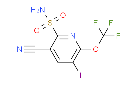 3-Cyano-5-iodo-6-(trifluoromethoxy)pyridine-2-sulfonamide