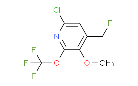 6-Chloro-4-(fluoromethyl)-3-methoxy-2-(trifluoromethoxy)pyridine