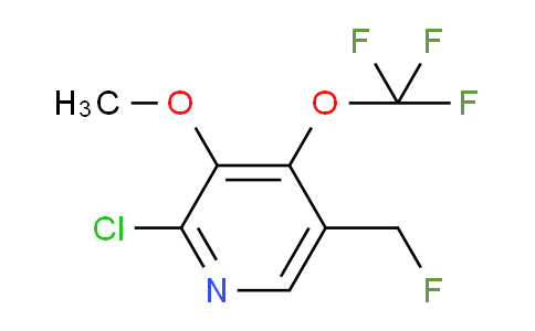 2-Chloro-5-(fluoromethyl)-3-methoxy-4-(trifluoromethoxy)pyridine