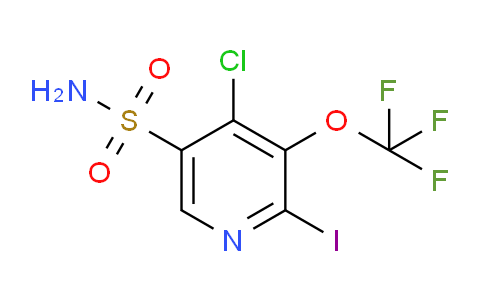 4-Chloro-2-iodo-3-(trifluoromethoxy)pyridine-5-sulfonamide