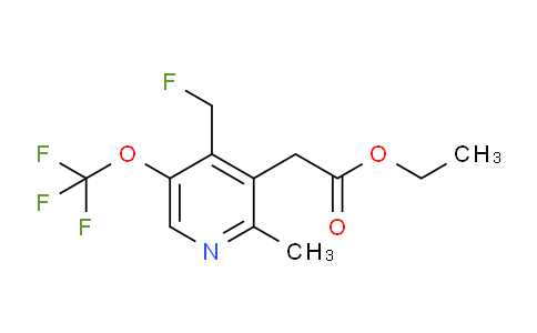 AM17911 | 1361730-02-0 | Ethyl 4-(fluoromethyl)-2-methyl-5-(trifluoromethoxy)pyridine-3-acetate