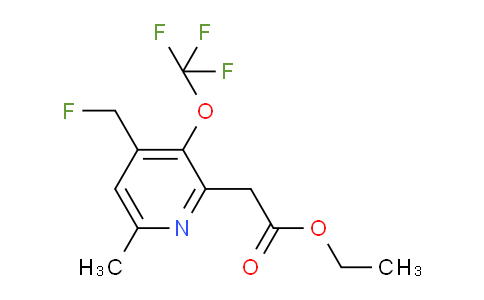 AM17912 | 1361917-57-8 | Ethyl 4-(fluoromethyl)-6-methyl-3-(trifluoromethoxy)pyridine-2-acetate