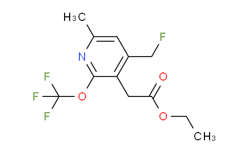 AM17914 | 1361730-18-8 | Ethyl 4-(fluoromethyl)-6-methyl-2-(trifluoromethoxy)pyridine-3-acetate