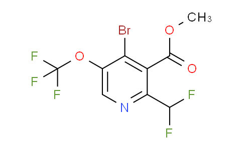 AM179144 | 1806127-48-9 | Methyl 4-bromo-2-(difluoromethyl)-5-(trifluoromethoxy)pyridine-3-carboxylate
