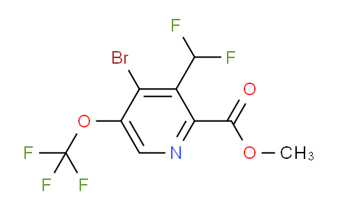 AM179146 | 1804548-62-6 | Methyl 4-bromo-3-(difluoromethyl)-5-(trifluoromethoxy)pyridine-2-carboxylate
