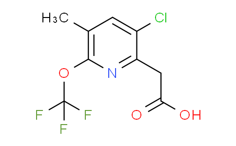 3-Chloro-5-methyl-6-(trifluoromethoxy)pyridine-2-acetic acid