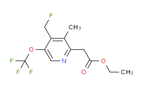 AM17917 | 1361754-20-2 | Ethyl 4-(fluoromethyl)-3-methyl-5-(trifluoromethoxy)pyridine-2-acetate