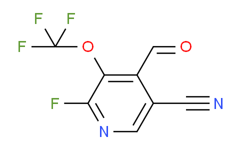 AM179187 | 1806025-71-7 | 5-Cyano-2-fluoro-3-(trifluoromethoxy)pyridine-4-carboxaldehyde
