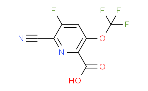 AM179191 | 1806025-85-3 | 2-Cyano-3-fluoro-5-(trifluoromethoxy)pyridine-6-carboxylic acid