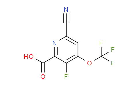 AM179199 | 1806206-97-2 | 6-Cyano-3-fluoro-4-(trifluoromethoxy)pyridine-2-carboxylic acid