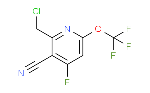 2-(Chloromethyl)-3-cyano-4-fluoro-6-(trifluoromethoxy)pyridine