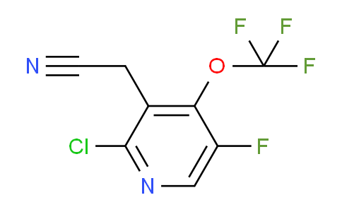 2-Chloro-5-fluoro-4-(trifluoromethoxy)pyridine-3-acetonitrile