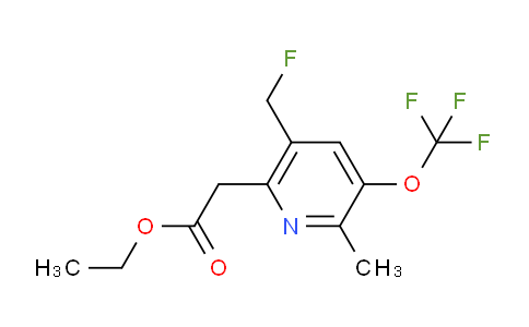 AM17922 | 1361784-10-2 | Ethyl 5-(fluoromethyl)-2-methyl-3-(trifluoromethoxy)pyridine-6-acetate