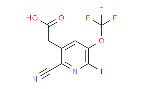 AM179281 | 1804693-45-5 | 2-Cyano-6-iodo-5-(trifluoromethoxy)pyridine-3-acetic acid