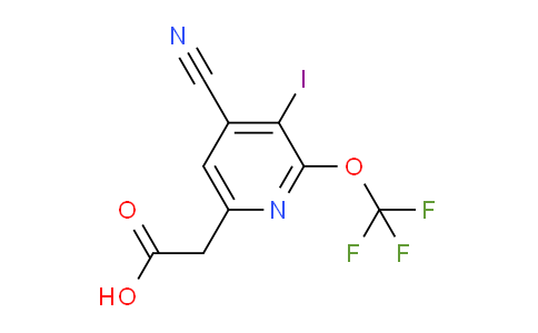 AM179300 | 1804335-35-0 | 4-Cyano-3-iodo-2-(trifluoromethoxy)pyridine-6-acetic acid