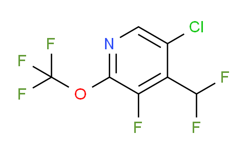 5-Chloro-4-(difluoromethyl)-3-fluoro-2-(trifluoromethoxy)pyridine